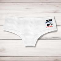 Jedi On the Streets Ladies Shortie – White, Medium