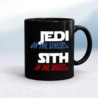 Jedi On the Streets Mug – Black/Black, 10oz