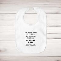 Take The Iron Throne Baby Bib – White, One