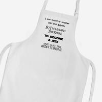 Take The Iron Throne Apron – White, One
