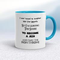 Take The Iron Throne Mug – White/Light Blue, 10oz