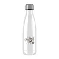 Losing My Shit Water Bottle – White, One