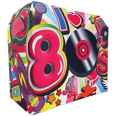 DJ Booth Lycra Screen Cover for Equinox DJ Booth - 80's Design