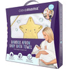 Image of Clevamama Bamboo Apron Baby Bath Hooded Towel - Choose your Design (Colour: White)