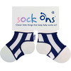 Image of Baby Sock Ons - Nautical Stripe (Age: 0-6 mths)