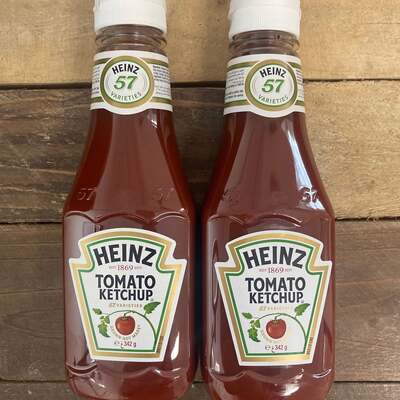 2x Heinz Tomato Ketchup (2x342g)