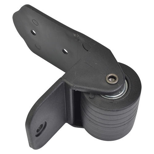 40mm 2" Fixed Caster Plastic With Rubber Wheel