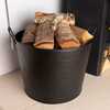 Image of Yew Small Fireside Log Bucket