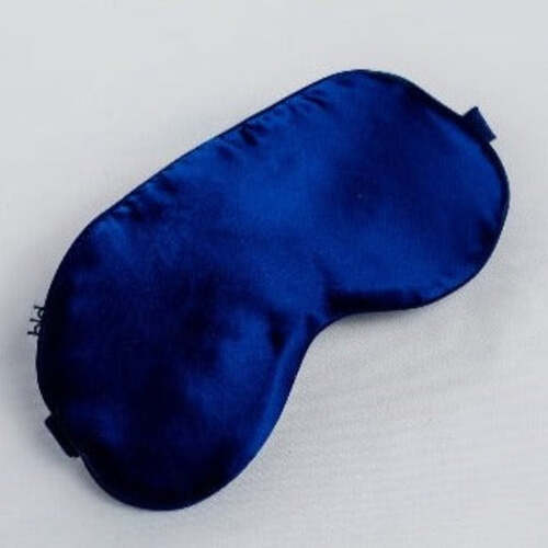 Luxury Anti-Ageing Silk Eye Mask in Midnight Blue