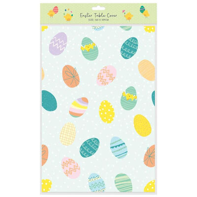 Large Disposable Easter Egg Paper Table Cover