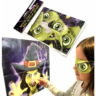 Pin The Nose On The Witch Halloween Party Game