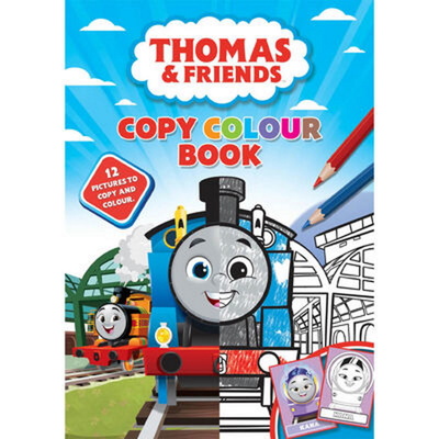 Children's Thomas The Tank Engine Copy & Colour Colouring In Book