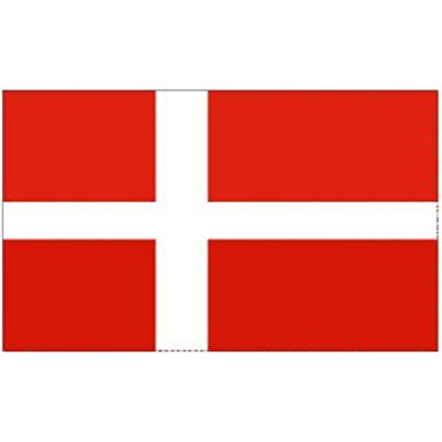 Large 5ft x 3ft Denmark Danish Flag Football Decoration