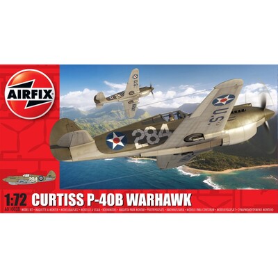 Airfix Curtis P-40B Warhawk Model Kit 1:72 A01003B