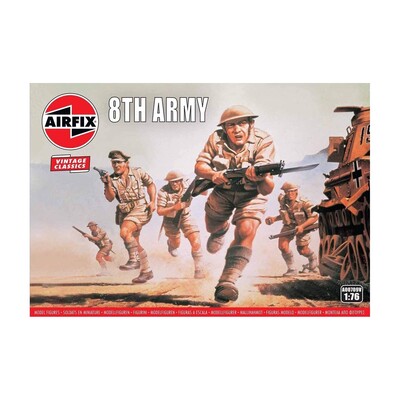 Airfix Model Kits WW2 8th Army Classic Set 1:76 A00709V