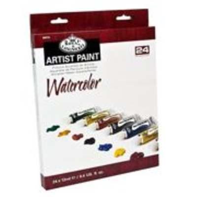 24 x 12ml Essentials Watercolour Paint Tubes Wat24