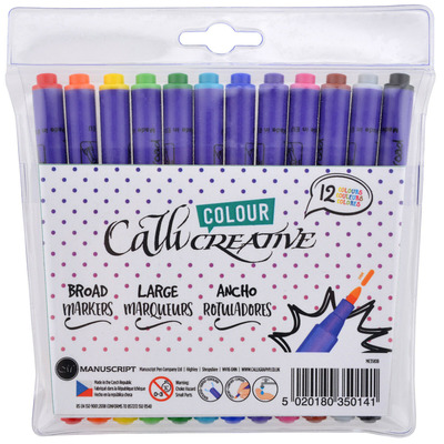 Manuscript Felt Tip Colouring Pens - Broad