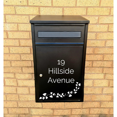 Personalised Lockable Parcel Mailbox, Letterbox