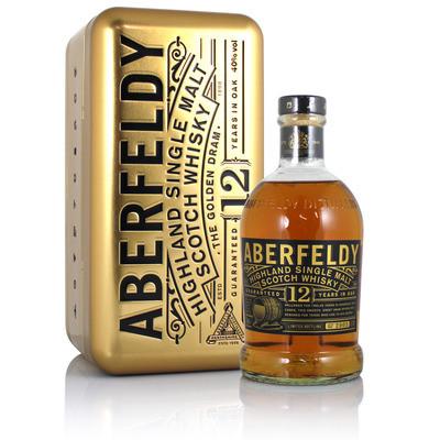 Aberfeldy 12 Year Old Gold Bar Gift Tin
