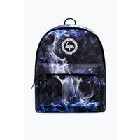 Image of Hype Unisex Blue Lightning Sky Outline Crest Backpack
