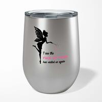 The Fuck Up Fairy Wine Tumbler – Steel, 12oz