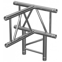 Contestage Ladder Truss 3 Way T with 1 Down – Aluminium