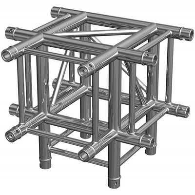 Contestage Quatro290 Truss 3 Way T + 1 Down - Aluminium
