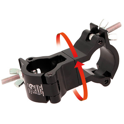 Doughty 35mm Atom Swivel Coupler - Black