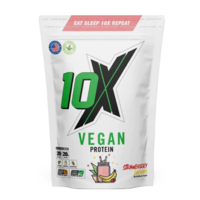 Image of 10X Athletic Vegan Protein Powders &pipe; Vegan Supplement Store, Strawberry and Banana