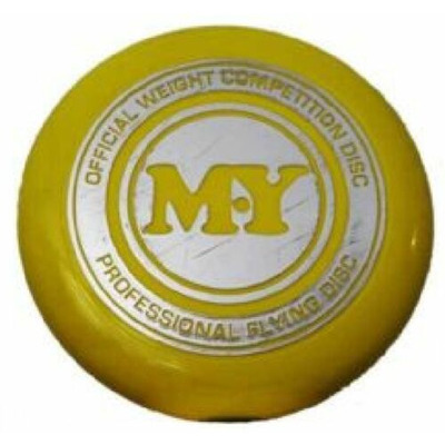 Pro Competition 180g Weighted Plastic Flying Frisbee Toy - Yellow