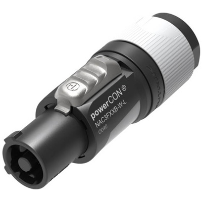 Neutrik NAC3FXXB-W-L PowerCON Power Out Connector 10-16mm