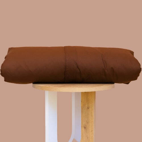 Dog Bed Duvet & Dog Bed Duvet Cover Sml/Med Polycotton Chocolate - Small to Medium