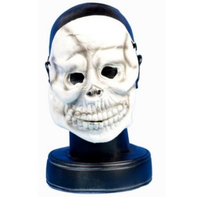 Latex Halloween Character Trick Or Treat Face Masks - SKELETON