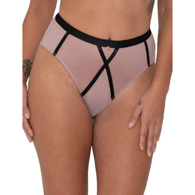 Scantilly by Curvy Kate Sheer Chic High Waist Brief