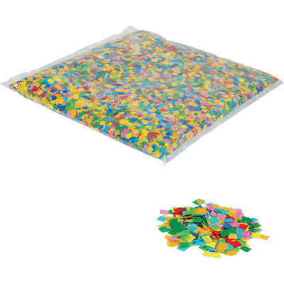Loose Confetti 10 x 10mm 1Kg - Multi-Colour