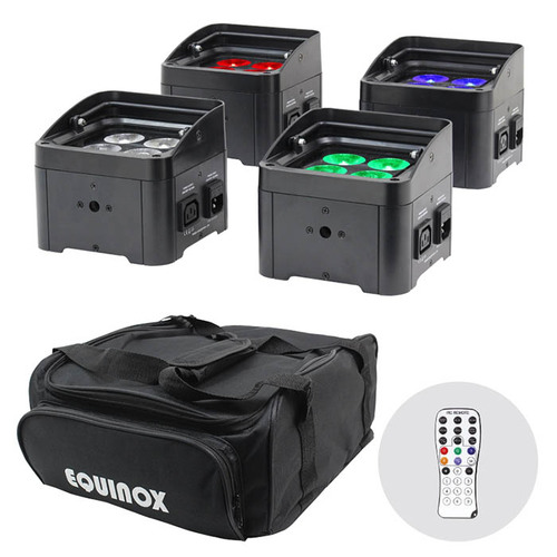 Equinox Raider LED Uplighter Pack