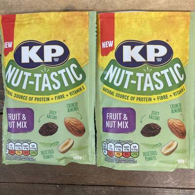 2x KP Nut-Tastic Fruit & Nut Mix Bags (2x100g)