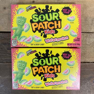 3x Sour Patch Kids Watermelon Boxes (3x99g)