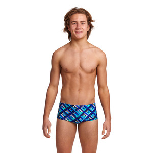 Funky Trunks Boys Blue Bunkers Sidewinder Trunks