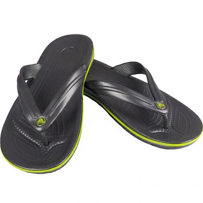 Crocs Crocband Flip-Flop Slippers - Graphite/Green
