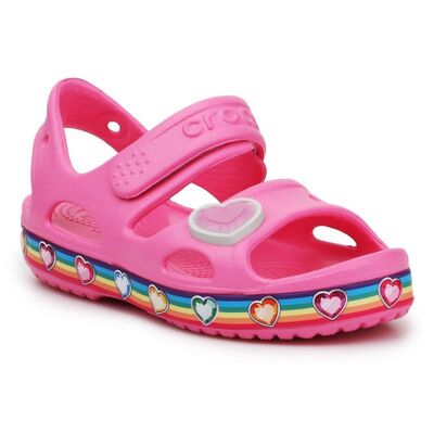 Crocs Kids Fun Lab Rainbow Sandals - Pink