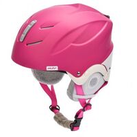 Image of Meteor Lumi Ski Helmet - Pink/White