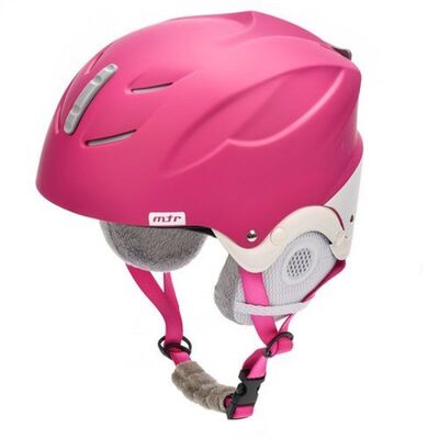 Meteor Lumi Ski Helmet - Pink/White