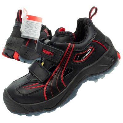 Puma Mens Rebound 3.0 Aviat Low S1P Safety Shoes - Black