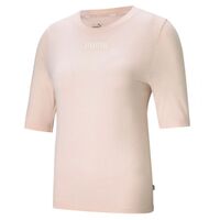 Image of Puma Womens Modern Basics T-Shirt - Cloud Pink