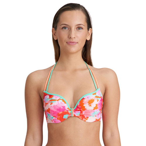 Marie Jo Apollonis Padded Heart Shape Bikini Top - Neon Sunset