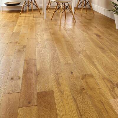 Lusso Modena Golden Brushed & Lacquered Engineered Oak – Lusso