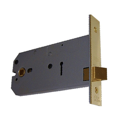 Union Horizontal Mortice Latches - Silver Or Brass Finish - 26773 BRASS FINISH - 152mm