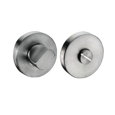 Access Hardware Bathroom Turn & Release, Polished Or Satin Stainless Steel - A9010 SATIN STAINLESS STEEL
