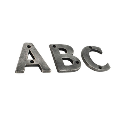 From The Anvil Letters (A-Z), Antique Pewter Finish - 83803 LETTERS, ANTIQUE PEWTER FINISH - H